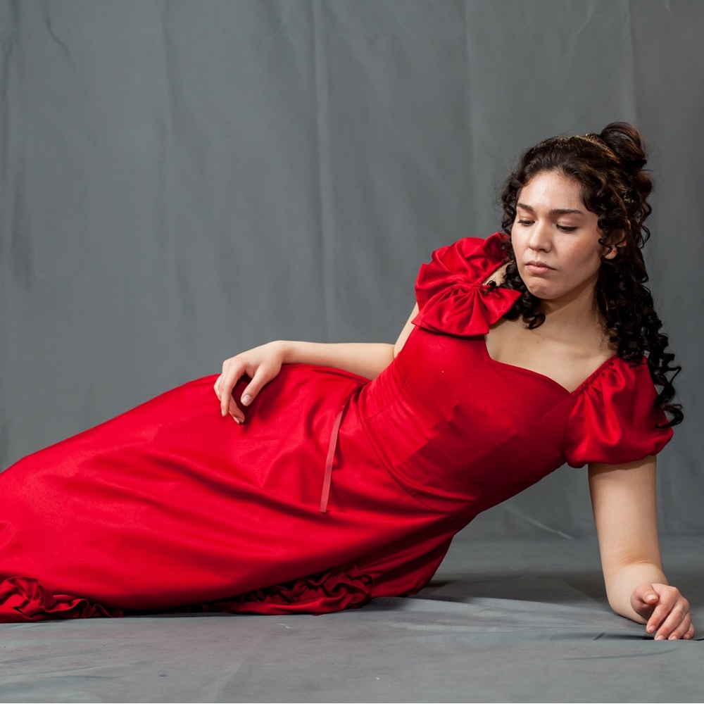 Red Victorian Inspired Dress